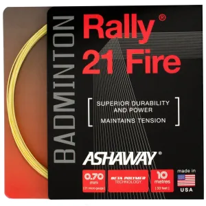 Ashaway Rally 21 Fire Badminton String Set