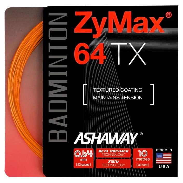 Ashaway ZyMax 64 TX Badminton String Set