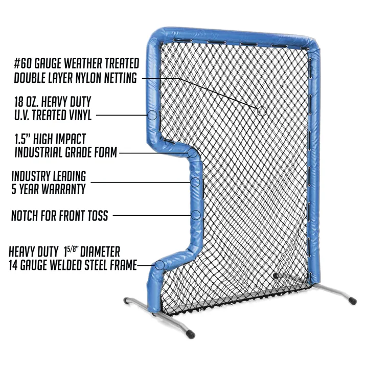 Better Baseball 7x5 Bullet Front Toss C-Screen BULLETFT