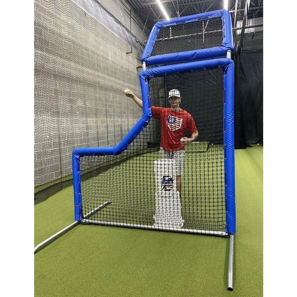 Better Baseball 7X7 Bullet L-Screen Baseball w/ Overhead Protector BULLETLOP