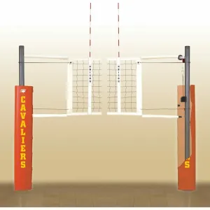 Bison 3 1/2" Match Point Aluminum Complete Volleyball System VB6000