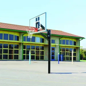 Bison 36 x 54 ZipCrank Adjustable Outdoor Basketball Hoop PR94UZC