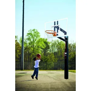 Bison 36 x 60 ZipCrank Adjustable Outdoor Basketball Hoop PR95UZC
