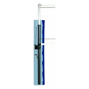 Bison 3" Centerline Aluminum EZ Volleyball System w/o Sockets VB1100NS