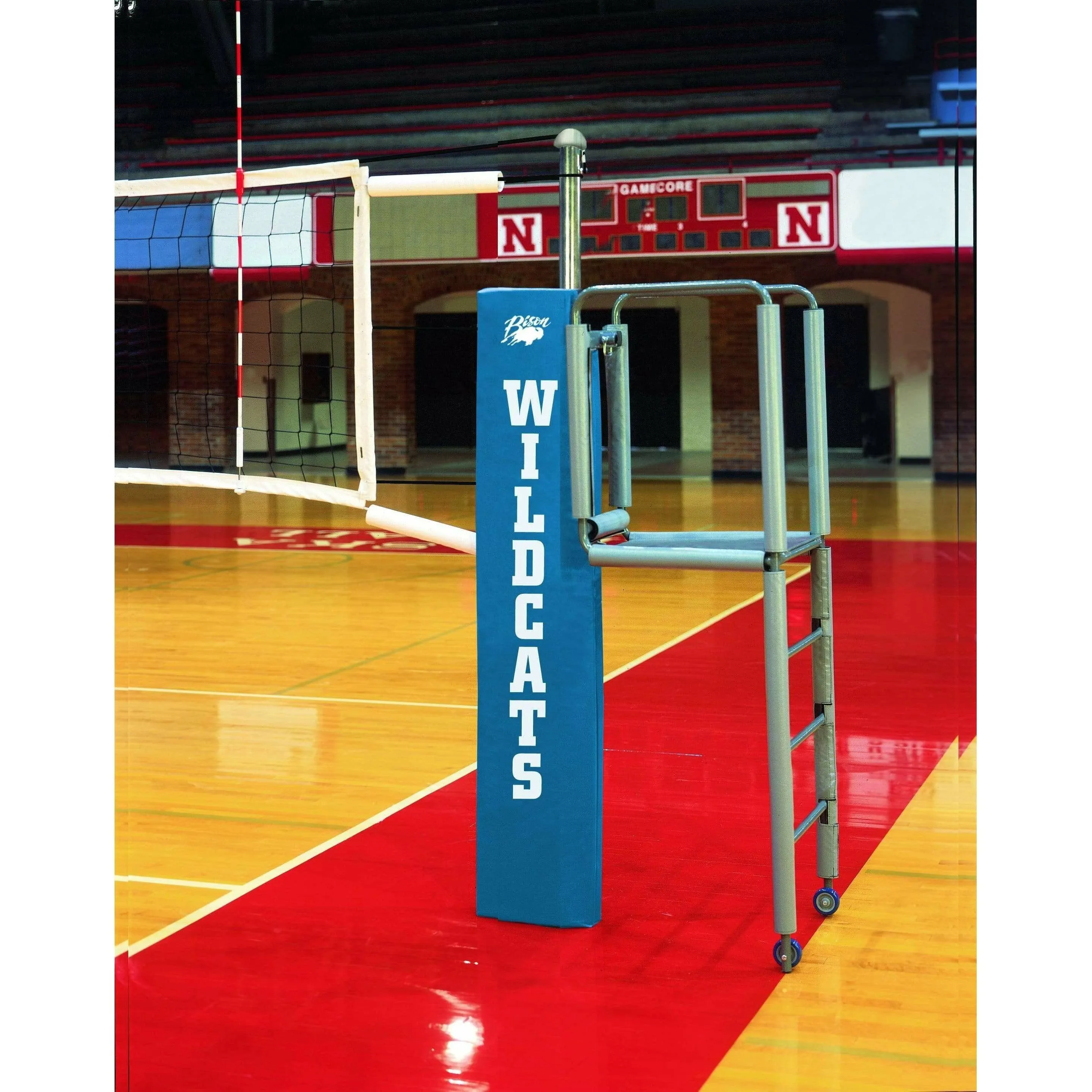 Bison 3" Centerline Elite Steel Hybrid Complete Volleyball System VB2000