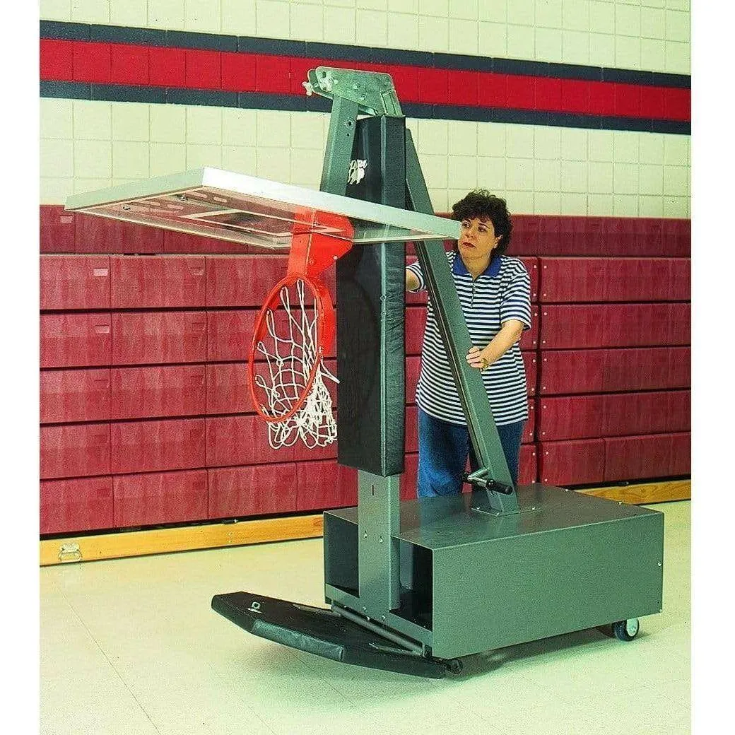 Bison Club Court Acrylic Adjustable Portable Basketball Hoop BA833