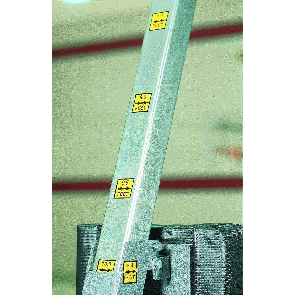 Bison Club Court Acrylic Adjustable Portable Basketball Hoop BA833