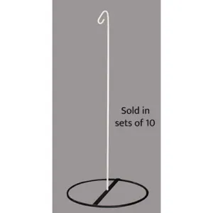 Blazer Athletic Pennant Post And Stand For Synthetic/Hard Surfaces  Set Of 10 2906S