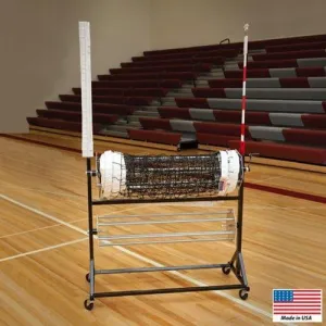 Blazer Athletic Volleyball Net Winder / Antenna Cart 6111