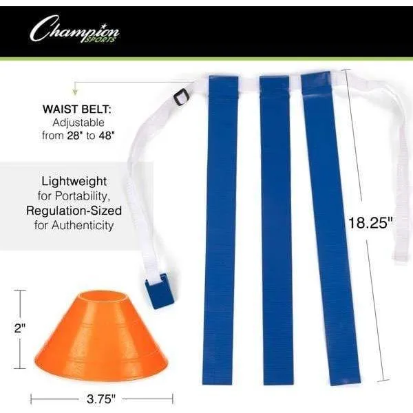Champion Sports Deluxe Flag Football Game Set TFFSET