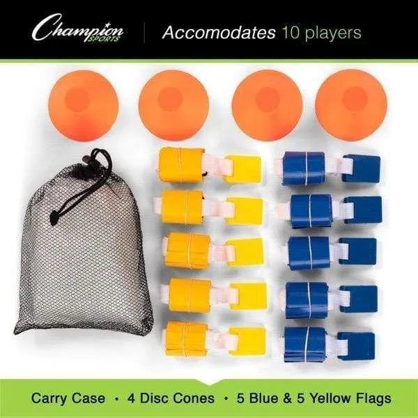 Champion Sports Deluxe Flag Football Game Set TFFSET