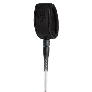 Creatures of Leisure Reliance Comp Surfboard Leash - 6'/White Speckle Black