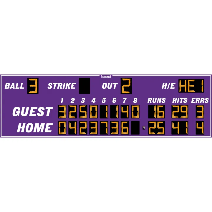 Electro-Mech LX163 Eight Inning Baseball Scoreboards