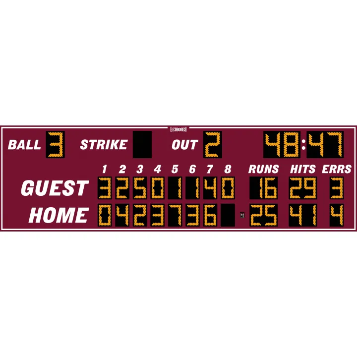 Electro-Mech LX163 Eight Inning Baseball Scoreboards