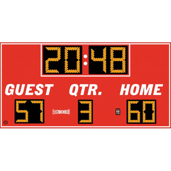 Electro-Mech LX3140 Compact Football Scoreboard (10'x5')