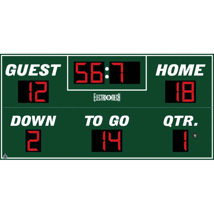 Electro-Mech LX3250 Football Scoreboard (16'x8')