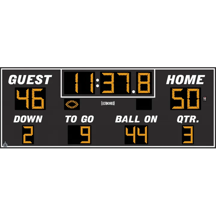 Electro-Mech LX332 Football Scoreboards (16'x6')