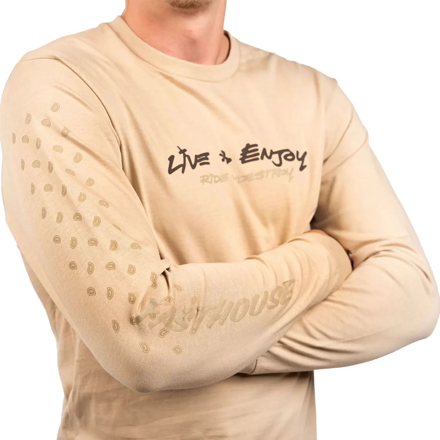 Fasthouse Emil Johansson Live and Enjoy LS Tee