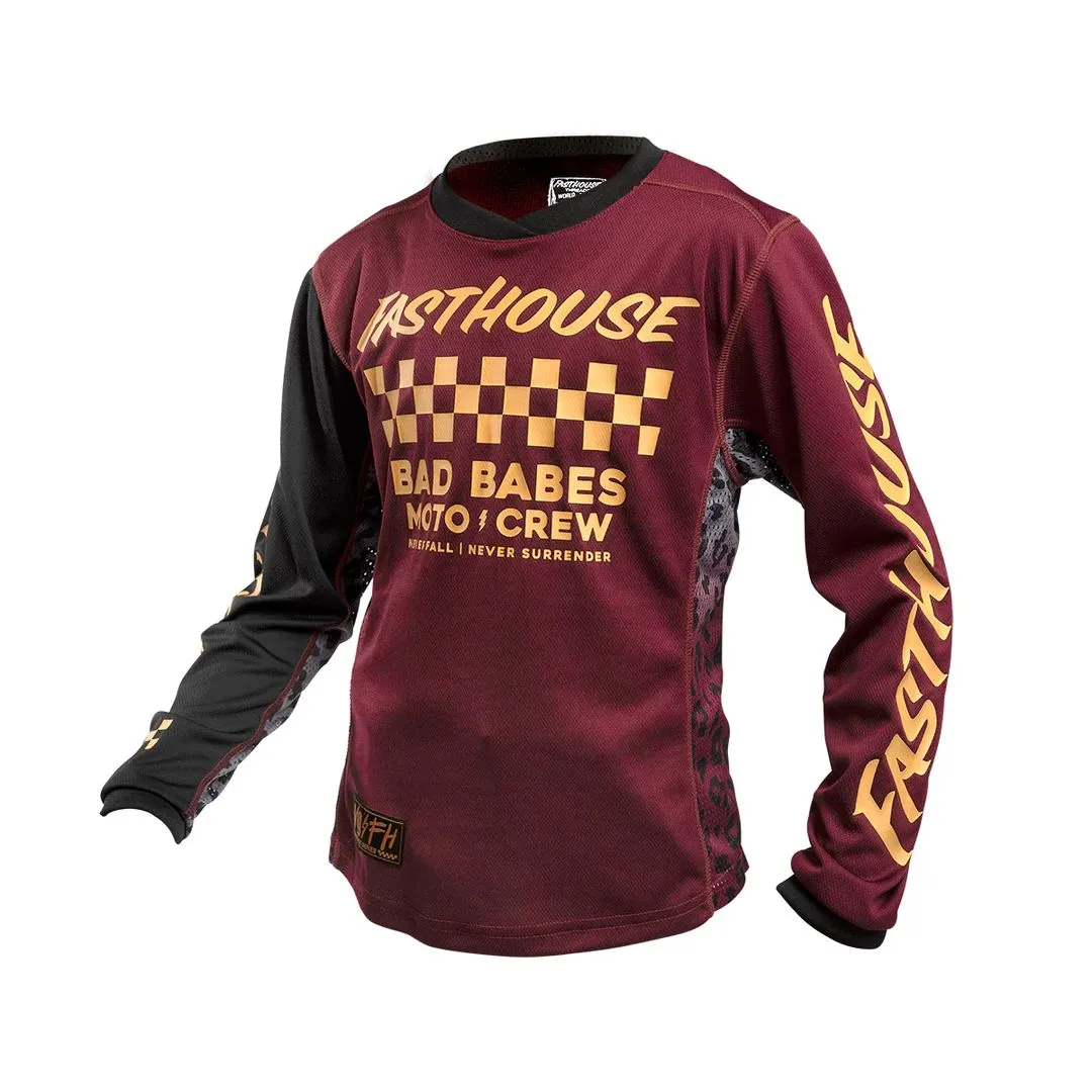 Fasthouse Girls' Golden Crew Jersey