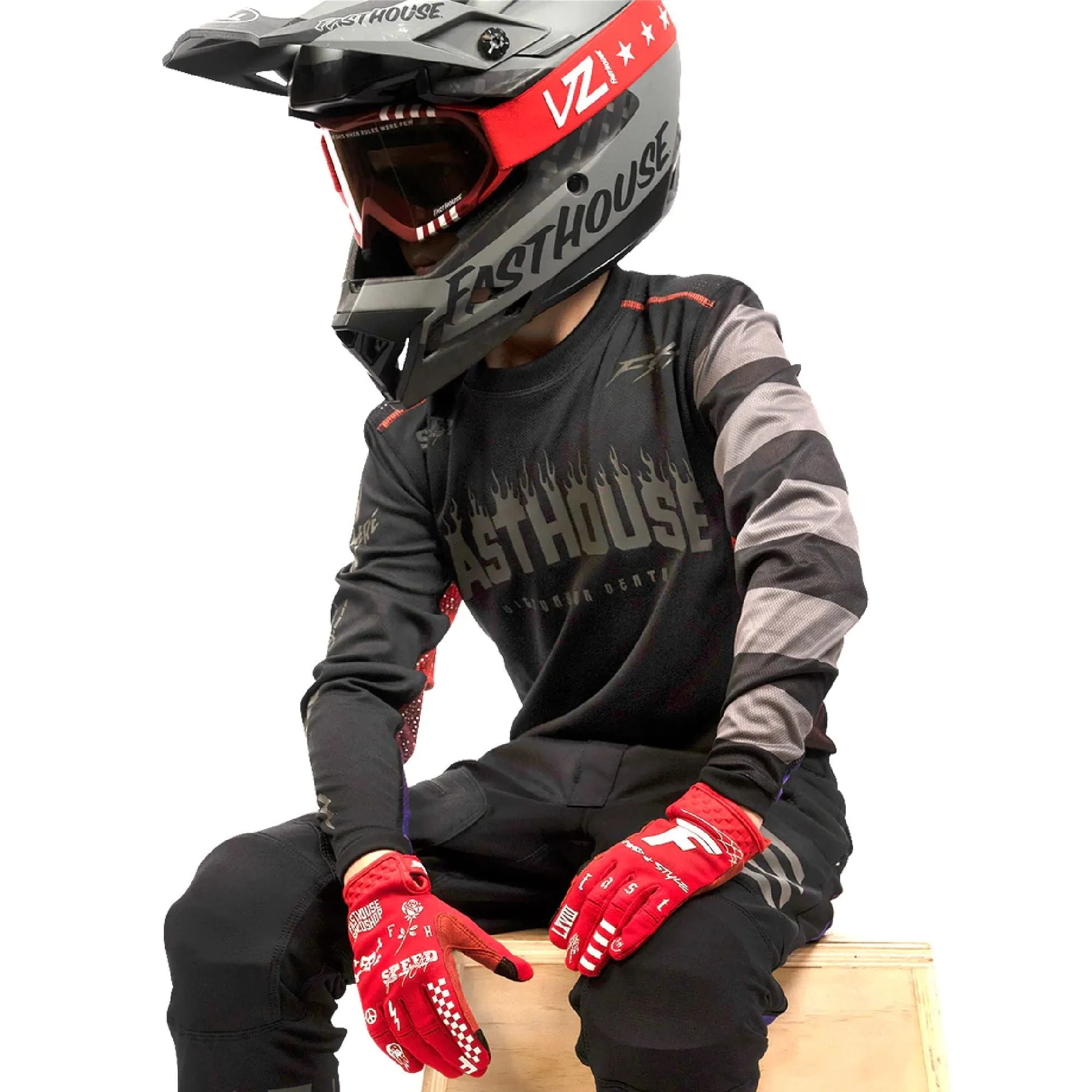 Fasthouse Youth Burn Free Classic LS Jersey
