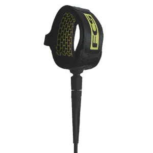 FCS Competition Essential Surfboard Leash - 5'/Coal Lime