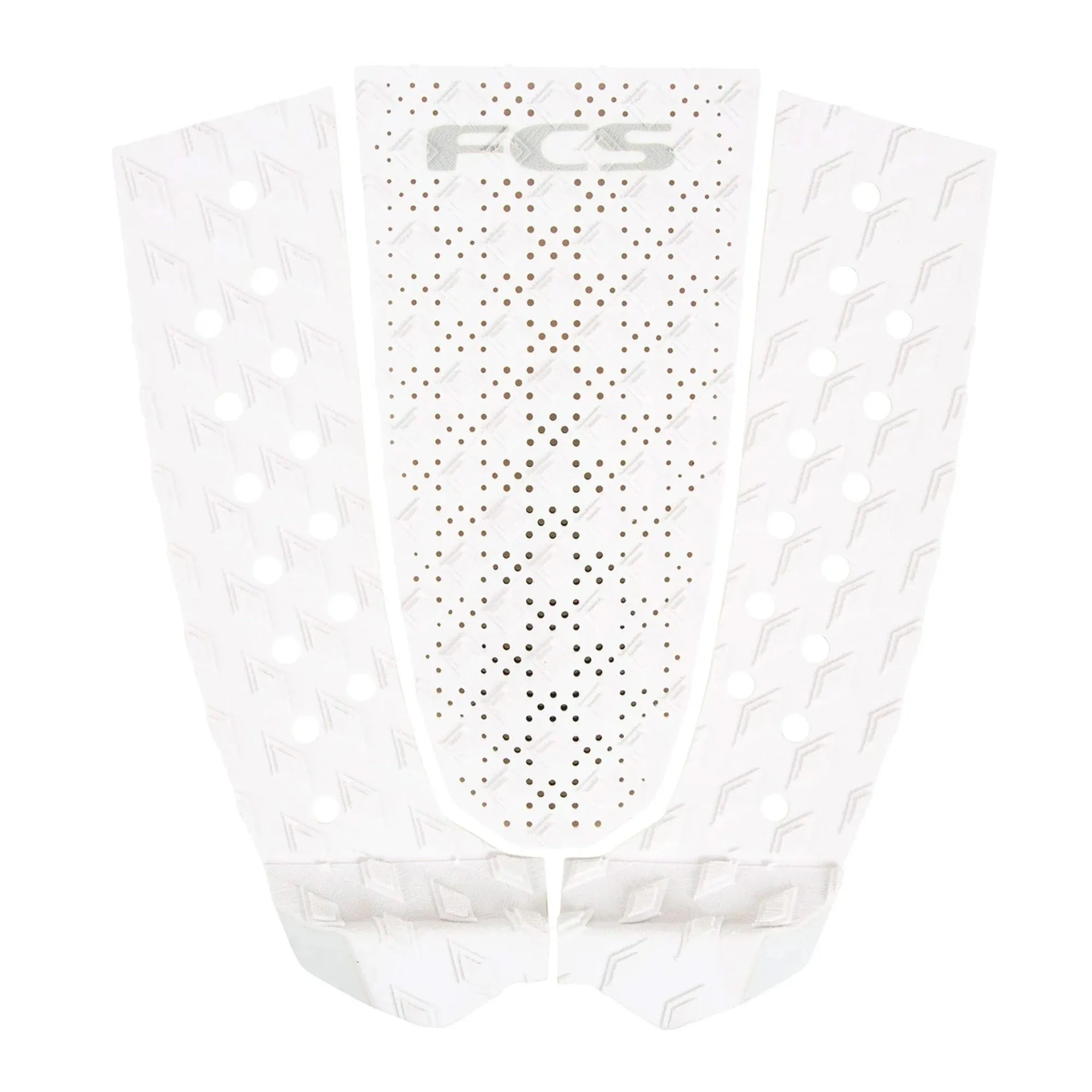 FCS T-3 Essential Series Flat Traction Pad - White
