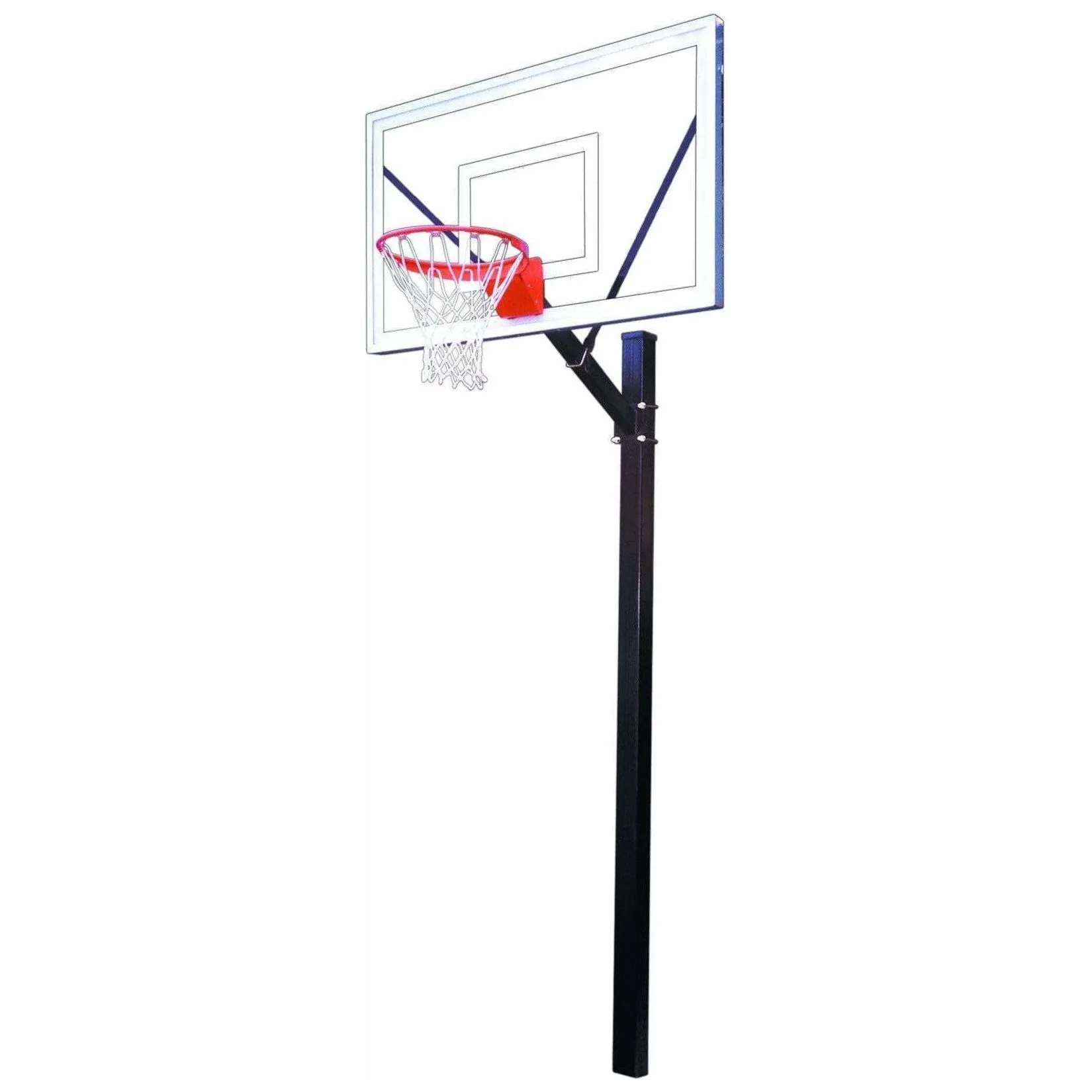 First Team Sport Fixed Height In-Ground Basketball Goal