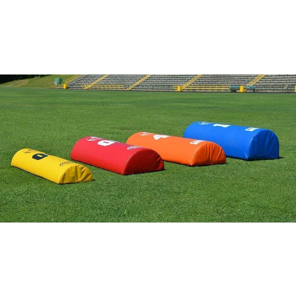 Fisher 42"L x 12"W x 6"H Half Round Stand Up Football Dummy HR426
