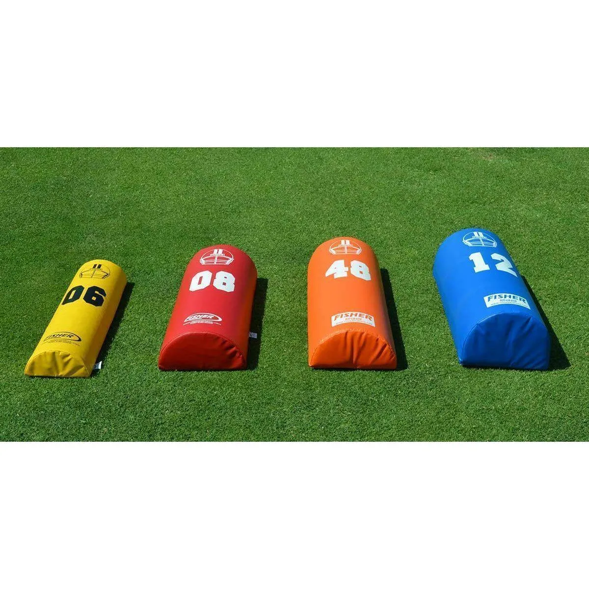 Fisher 42"L x 12"W x 6"H Half Round Stand Up Football Dummy HR426