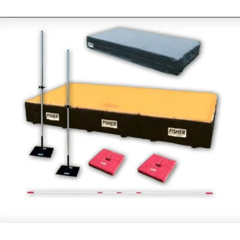 Fisher 8' x 16'6" x 24" NCAA/NFHS High Jump Pit Package HJ81624PK