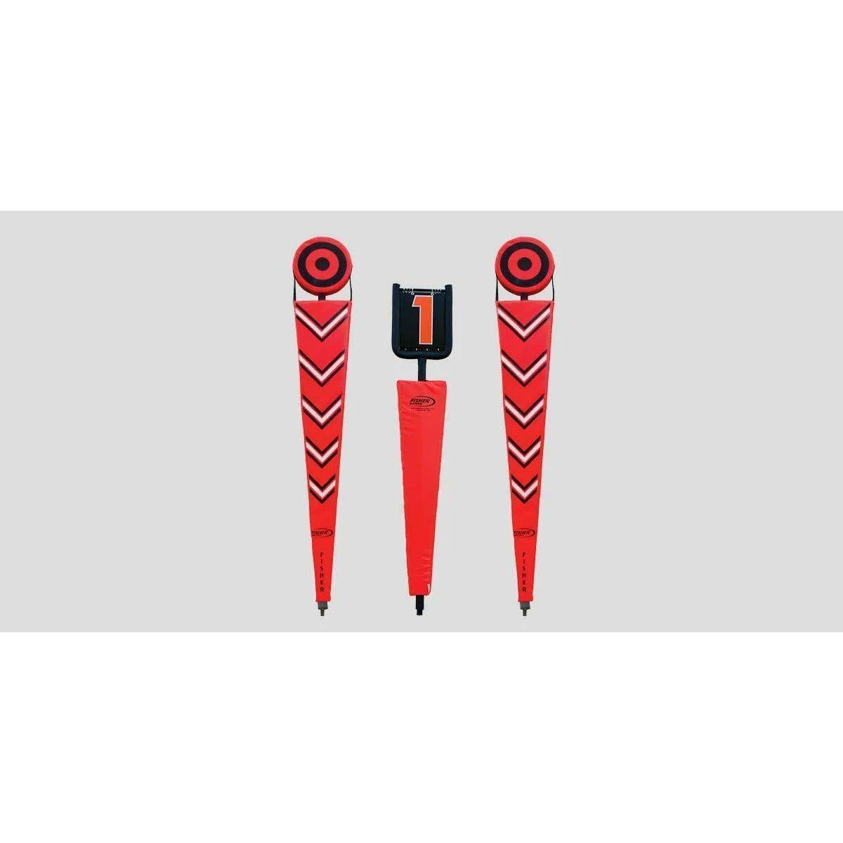 Fisher Flip Indicator/Chain Set Football Down Marker Package 3 3015PK