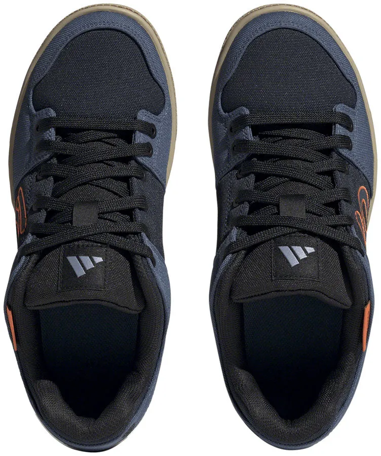 Five Ten Freerider Canvas Flat Shoes - Mens Core Legend Ink/Wonder Steel/Impact Orange 9
