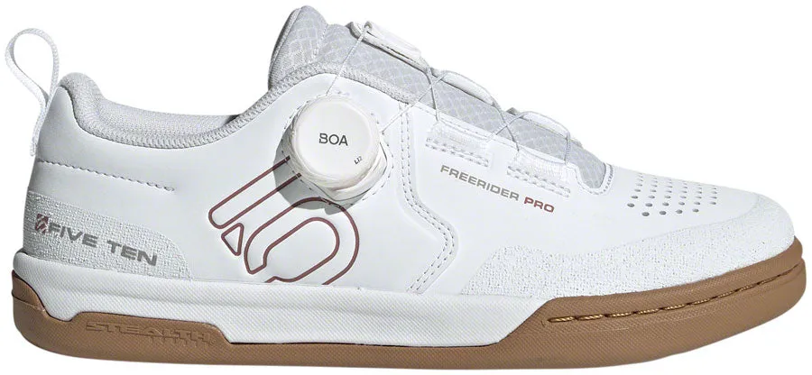Five Ten Freerider Pro BOA Flat Shoes - Womens  FTWR White/Warm Clay/Gray Three 8