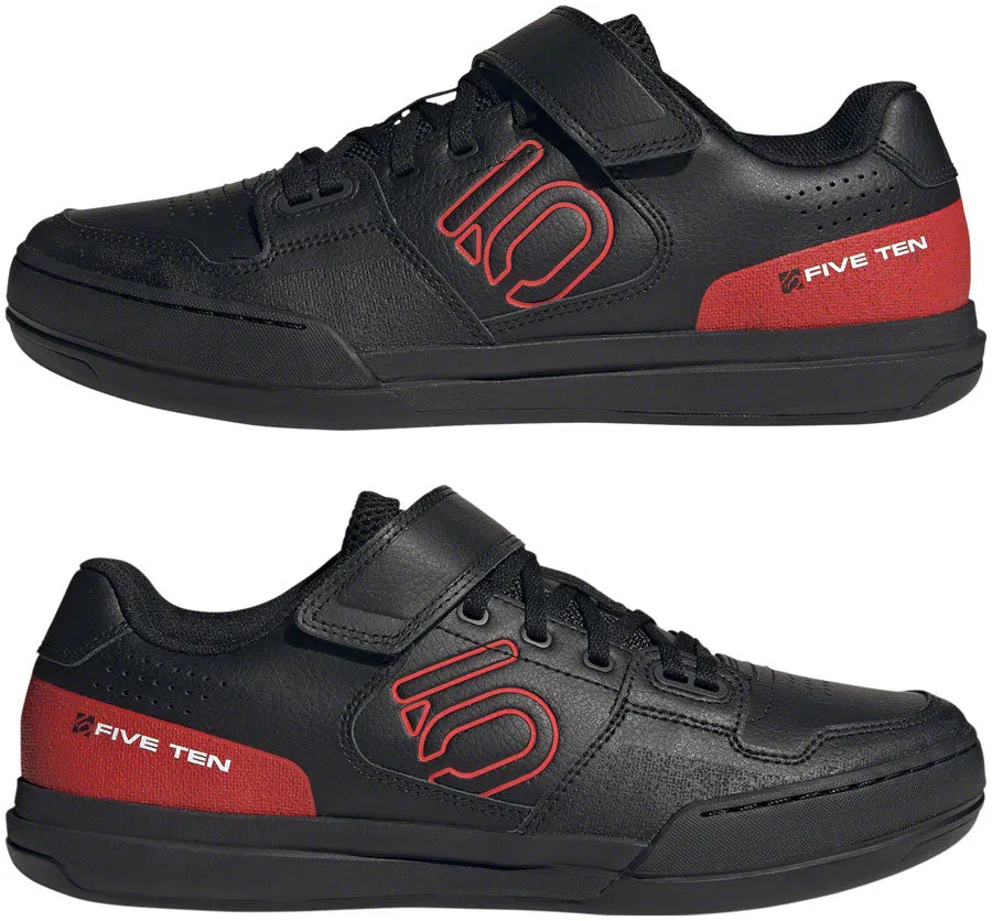 Five Ten Hellcat Mountain Clipless Shoes - Mens Core BLK/Red/FTWR White 12