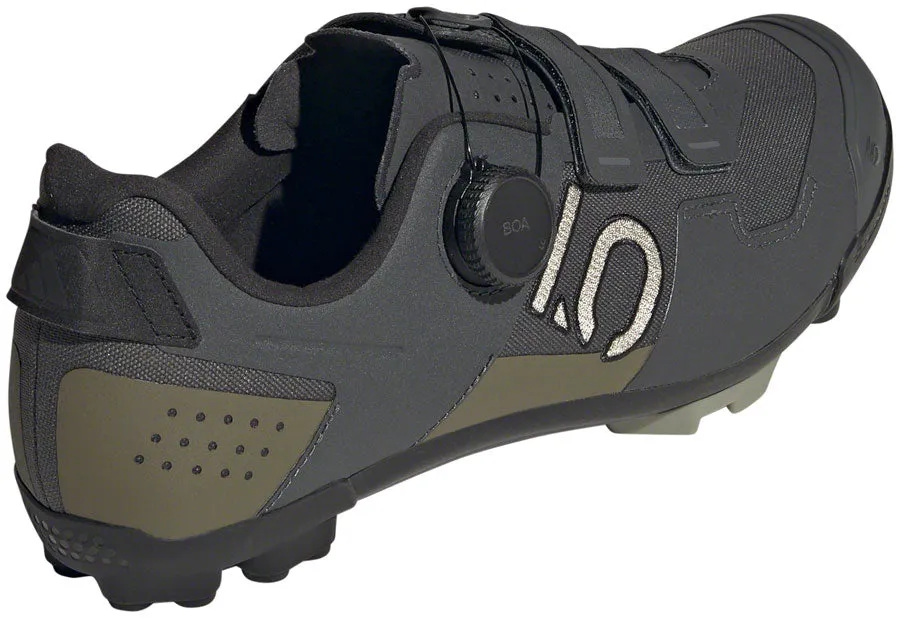 Five Ten Kestrel BOA Mountain Clipless Shoes - Mens Gray Six/Silver Pebble/Olive Strata 10
