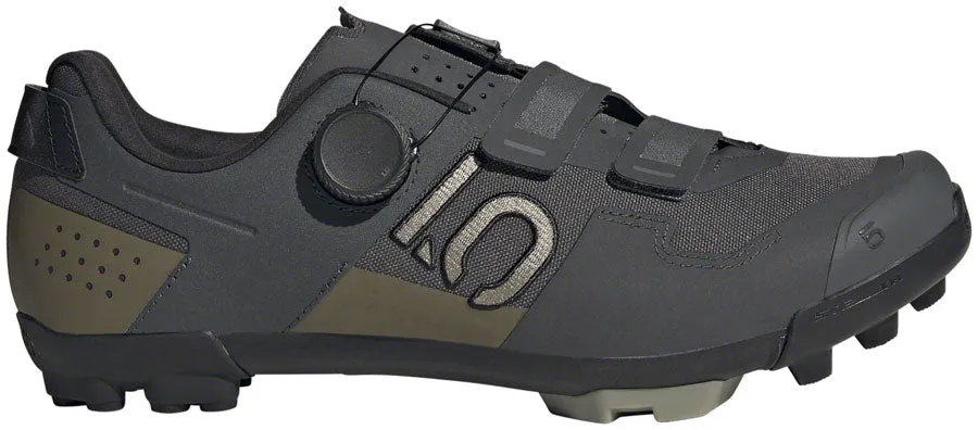 Five Ten Kestrel BOA Mountain Clipless Shoes - Mens Gray Six/Silver Pebble/Olive Strata 10