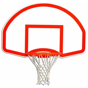 Gared 35 x 54 Rear-Mount Fan-Shape Steel Basketball Backboard 1266B