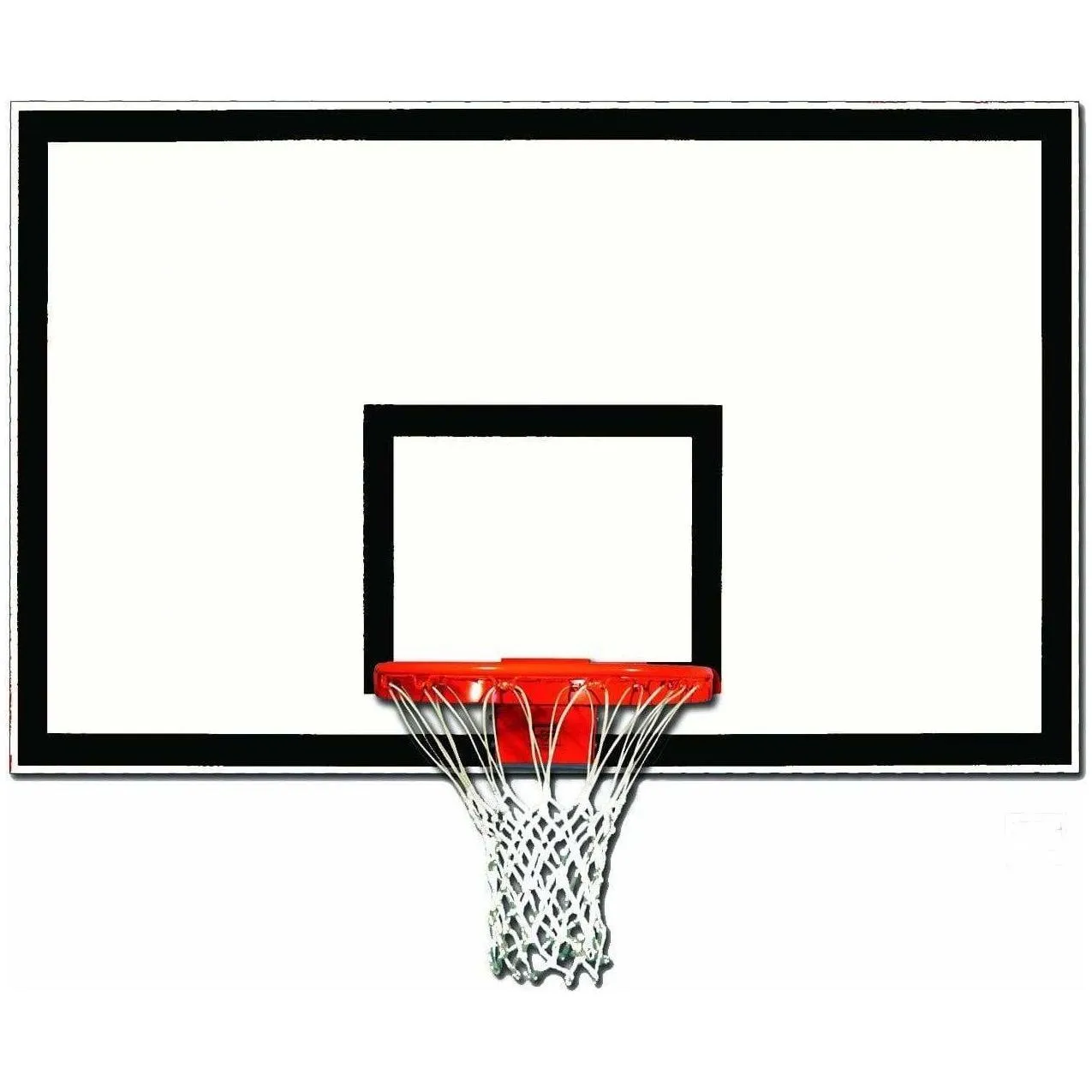 Gared 42 x 72 Lightweight Full Sized Fiberglass Basketball Backboard 1342B-BLK