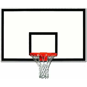 Gared 42 x 72 Lightweight Full Sized Fiberglass Basketball Backboard 1342B-BLK