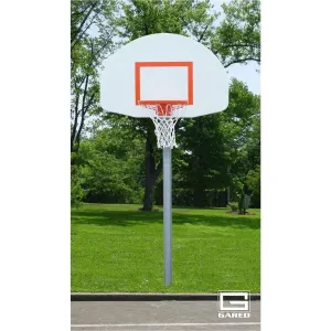 Gared Standard Duty 4-1/2" O.D. Straight Post Basketball Package PK4541