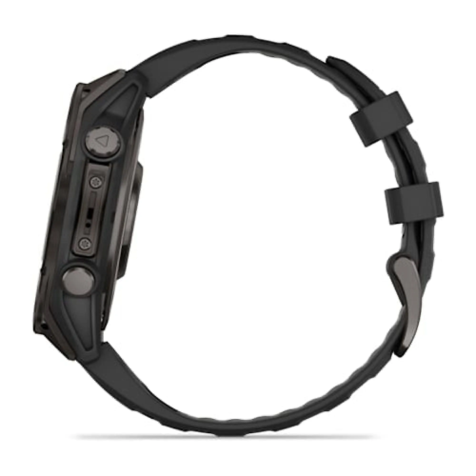 Garmin fenix 8 Smartwatch - 47mm AMOLED Sapphire Carbon Gray DLC Titanium BLK/Pebble Gray Silicone