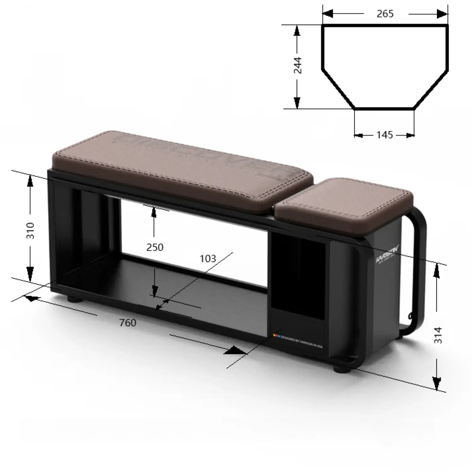 Harison Discover HR-610 Multifunctional Weight Bench Fitness Box