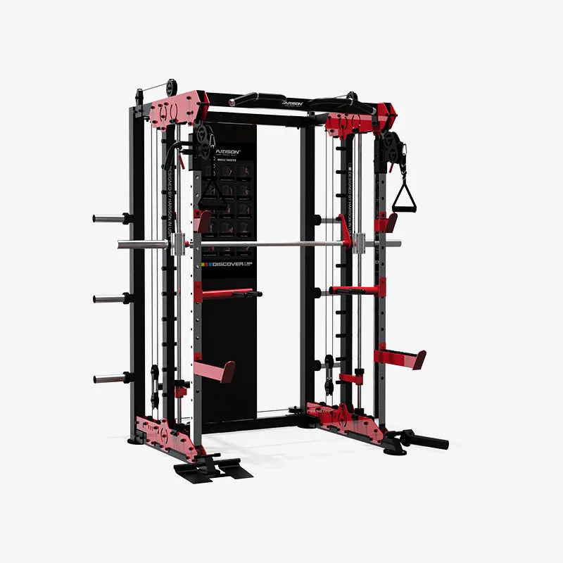 Harison Discover HR-G30816 Plate Loaded Cable Functional Trainer   Smith Machine   Squat Rack