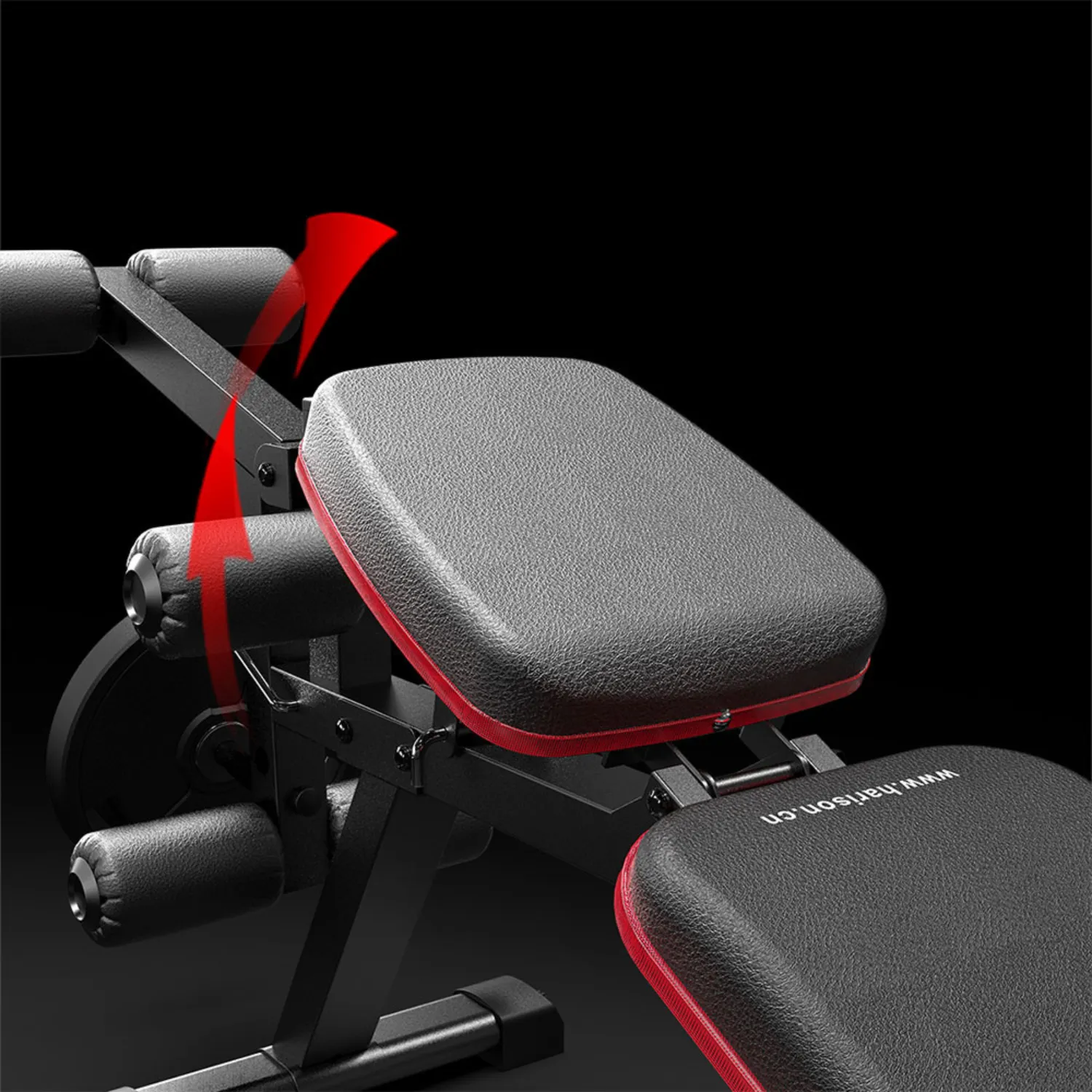 HARISON HR-609 Adjustable Bench with Leg and Arm Curl Attachments