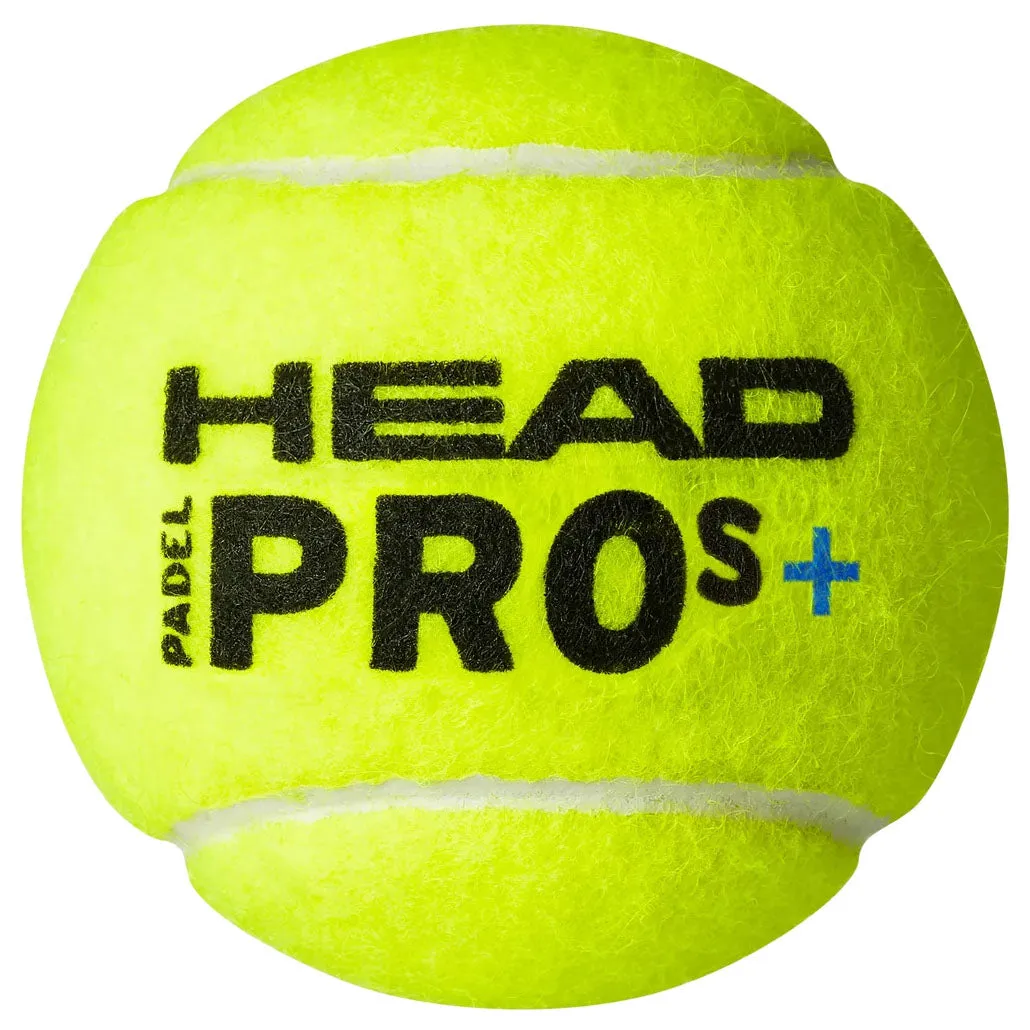 Head Pro S  Padel Balls - Tube of 3