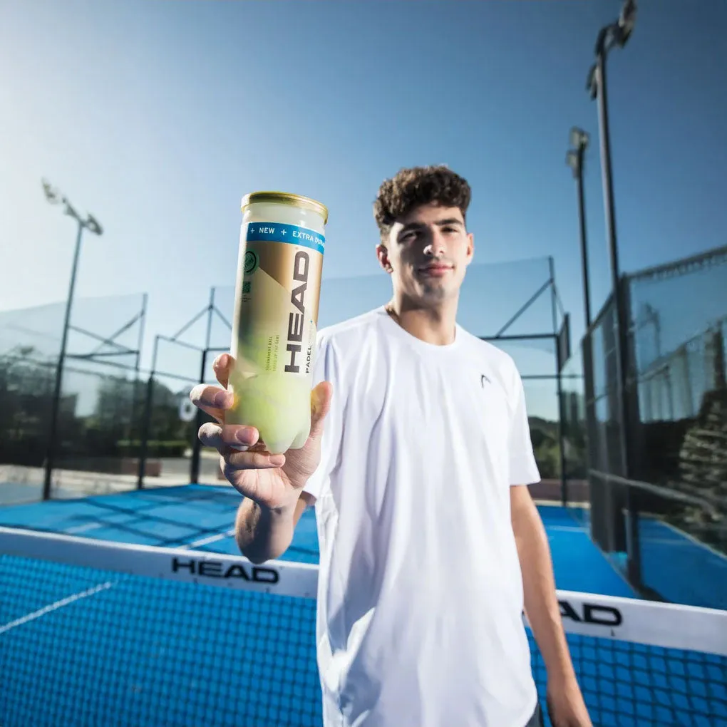Head Pro S  Padel Balls - Tube of 3