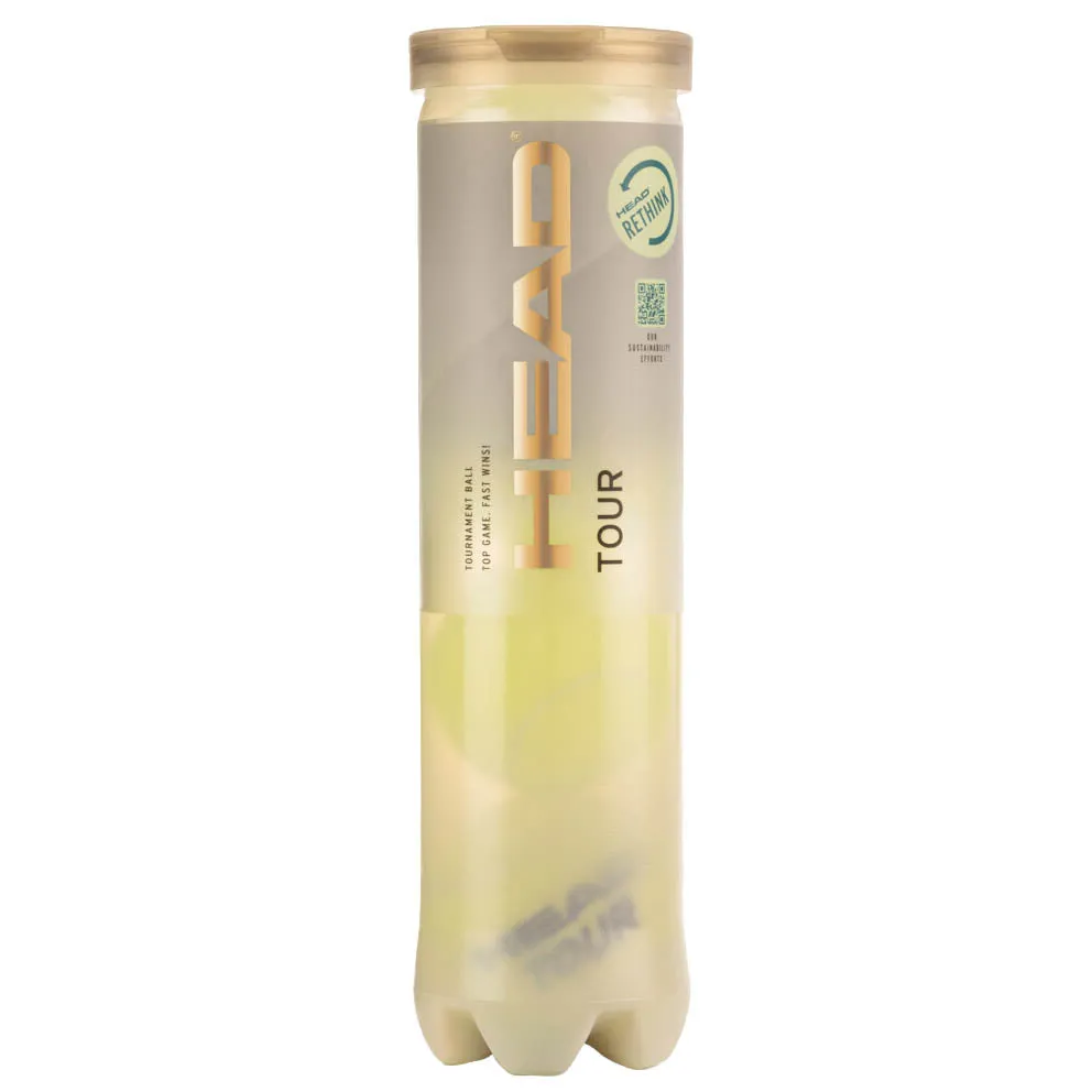 Head Tour Tennis Balls - Tube of 4