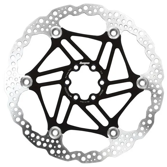 Hope Floating Disc Brake Rotor - 203mm 6-Bolt Black