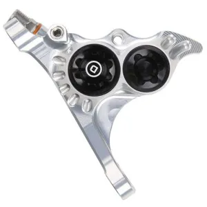 Hope RX4  Disc Brake Caliper - Flat Mount Front  20mm DOT Type Silver