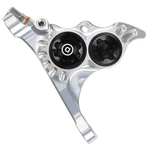 Hope RX4  Disc Brake Caliper - Flat Mount Front  20mm DOT Type Silver